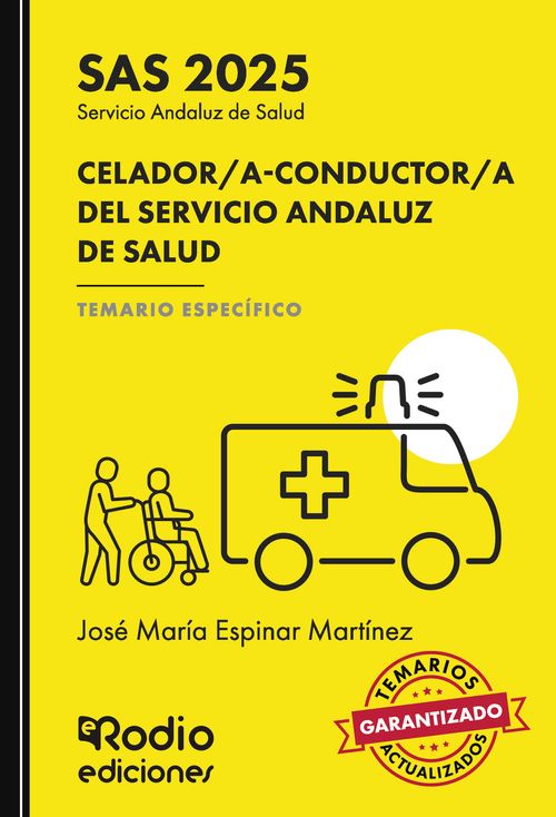 SAS 2025 CELADORA-CONDUCTORA DEL SERVICIO ANDALUZ DE SALUD TEMARIO ESPEC205FICO
