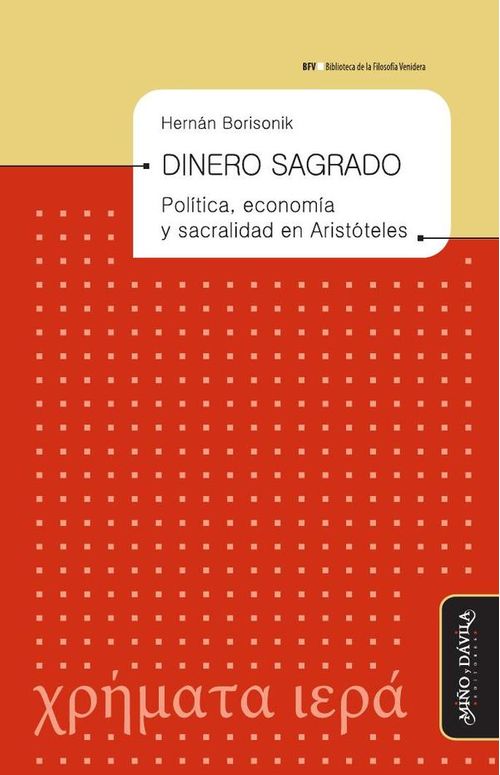 Dinero sagrado Politica economia y sacralidad en Aristoteles