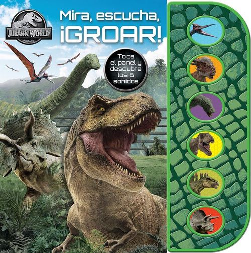 MIRA ESCUCHA GROAR JURASSIC WORLD