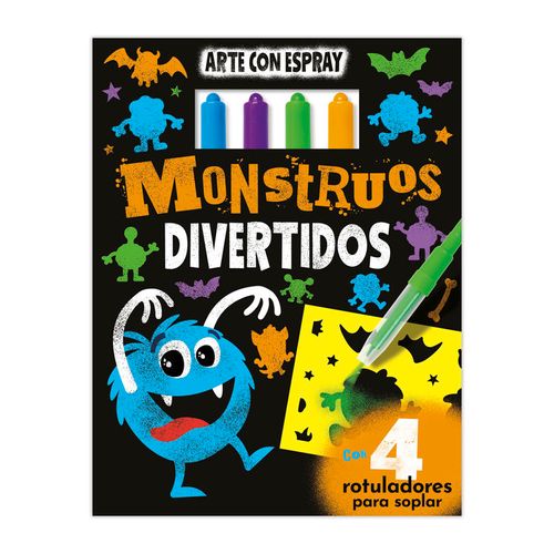 MONSTRUOS DIVERTIDOS ARTE CON SPRAY