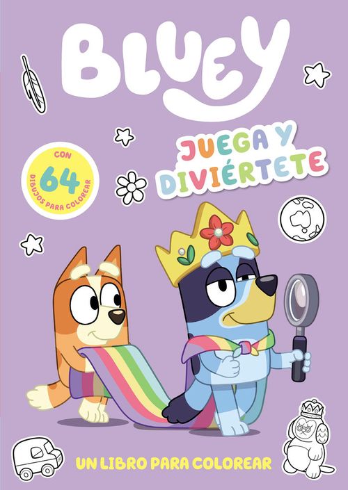 BLUEY JUEGA Y DIVIERTETE UN LIBRO PARA COLOREAR EDICION EN