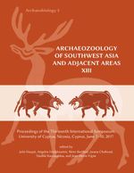 bw-archaeozoology-of-southwest-asia-and-adjacent-areas-xiii-lockwood-press-9781957454009