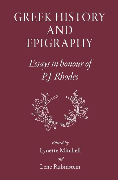 Greek History and Epigraphy