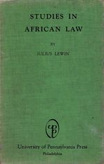 bw-studies-in-african-native-law-university-of-pennsylvania-museum-9781512803884