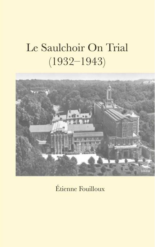 Le Saulchoir On Trial 19321943