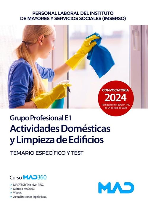 ACTIVIDADES DOMESTICAS Y LIMPIEZA DE EDIFICIOS DEL IMSERSO GRUPO