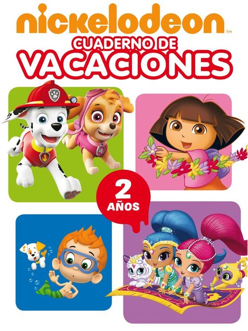 Nickelodeon Cuaderno de vacaciones - 2 anos Cuadernos de vacaciones de Nickelodeon