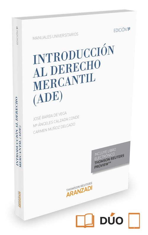 Introduccion al Derecho mercantil ADE Papel  e-book