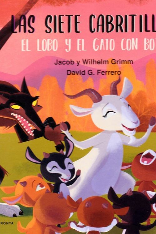 Las siete cabritillas el lobo y el Gato con Botas
