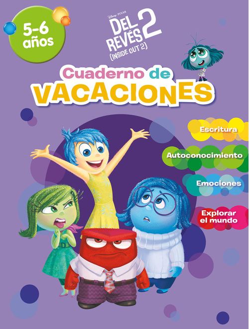 INSIDE OUT 2 CUADERNO DE VACACIONES 5-6 ANOS DISNEY CUADERNO DE VACACIONES