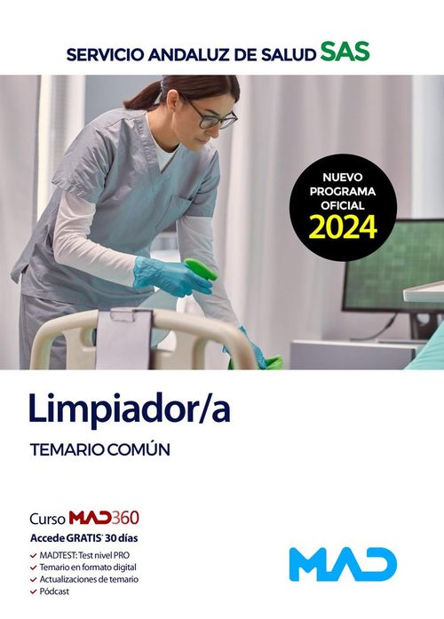 LIMPIADORA TEMARIO COMUN SERVICIO ANDALUZ DE SALUD SAS