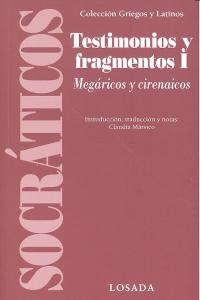 SOCRATICOS TESTIMONIOS Y FRAGMENTOS VOLI