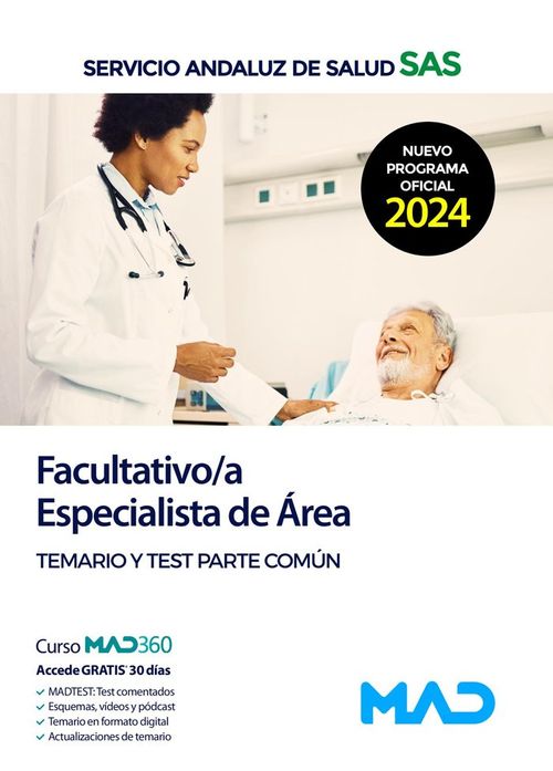 FACULTATIVOA ESPECIALISTA AREA TEMARIO Y TEST PARTE COMUN