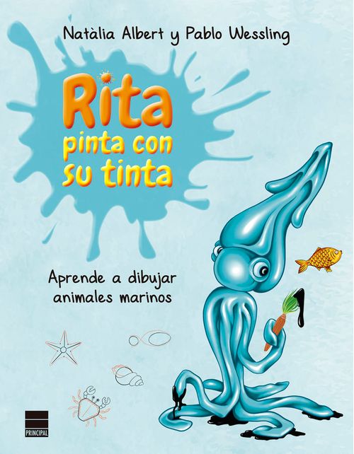 Rita pinta con su tinta