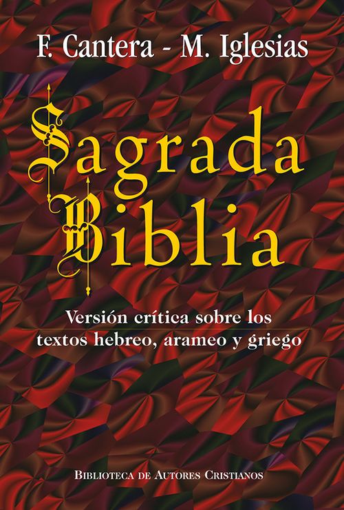 Sagrada Biblia Cantera-Iglesias