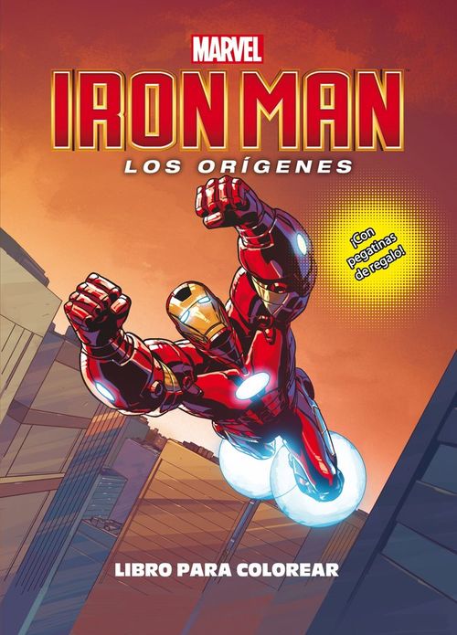 Iron Man Los origenes Libro para colorear