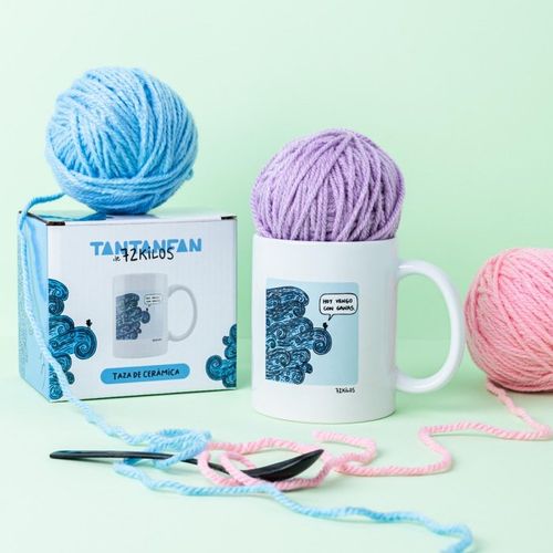 TAZA MUG HOY VENGO CON GANAS 72 KILOS