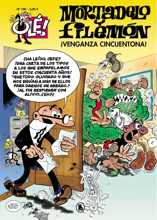 Mortadelo y Filemon Venganza cincuentona Ole Mortadelo 180