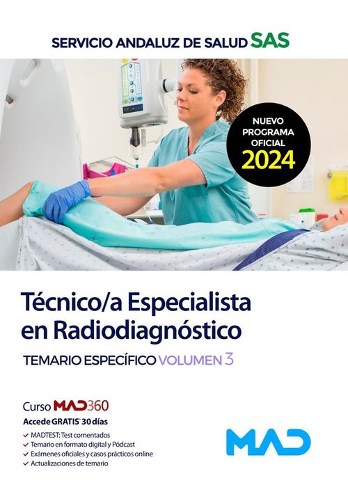 TECNICOA ESPECIALISTA RADIODIAGNOSTICO TEMARIO 3 ANDALUZ S
