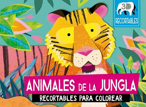 Animales de la jungla recortables 3D