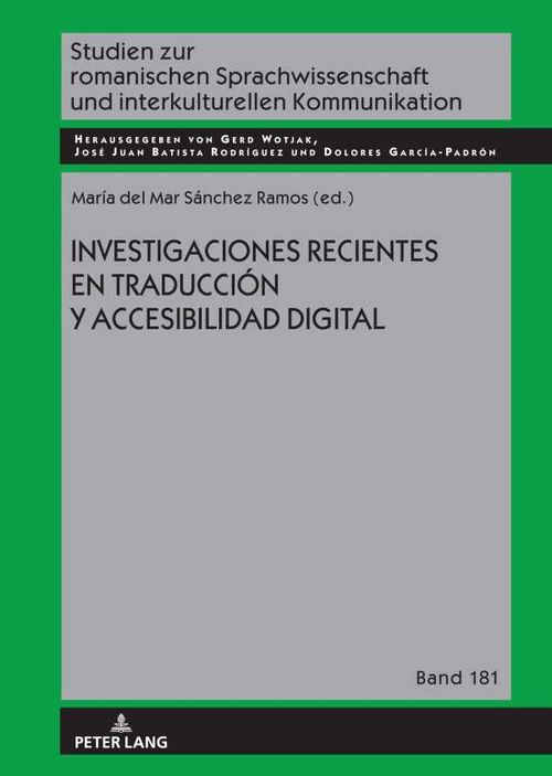 Investigaciones recientes en traducci?n y accesibilidad digital