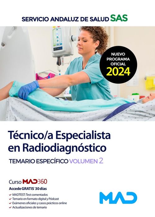 TECNICOA ESPECIALISTA RADIODIAGNOSTICO TEMARIO 2 ANDALUZ S