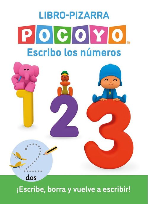 ESCRIBO LOS NUMEROS LIBRO-PIZARRA