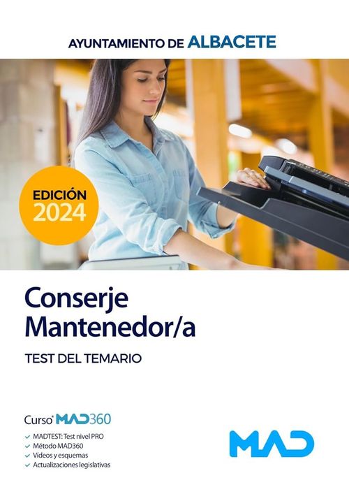CONSERJE MANTENEDORA AYUNTAMIENTO DE ALBACETE TEST