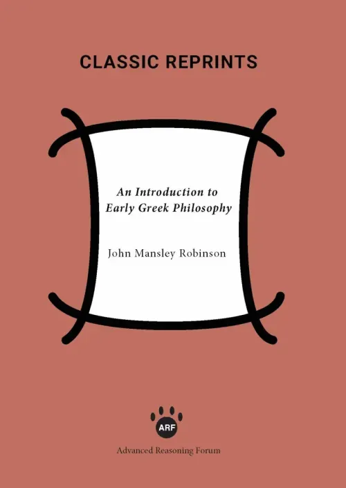 An Introduction to Early Greek Philosophy