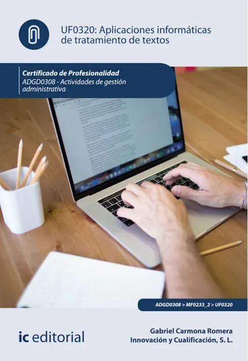 Aplicaciones Informaticas de tratamiento de textos ADGD0308