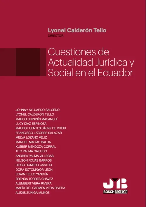 Cuestiones de actualidad juridica y social en el Ecuador