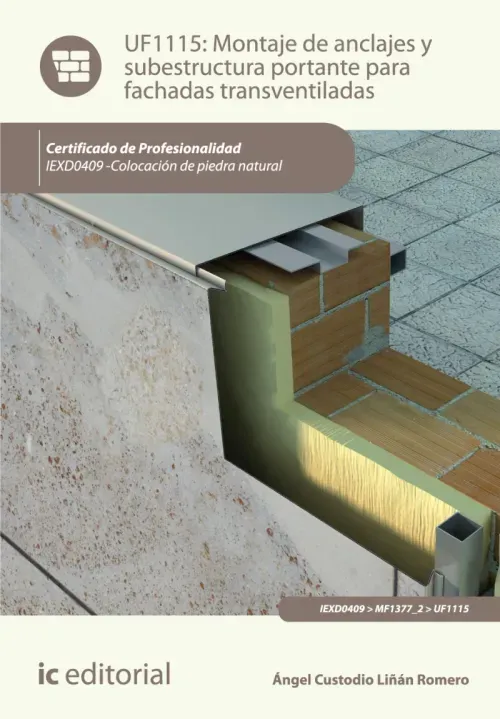 Montaje de anclajes y subestructura portante para fachadas transventiladas IEXD0409