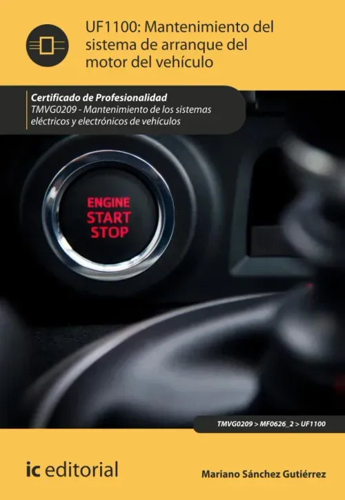 Mantenimiento del sistema de arranque del motor del vehiculo TMVG0209