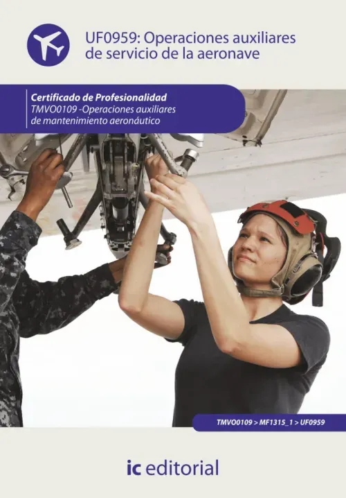 Operaciones auxiliares de servicios de la aeronave TMVO0109