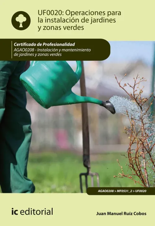 Operaciones para la instalacion de jardines y zonas verdes AGAO0208