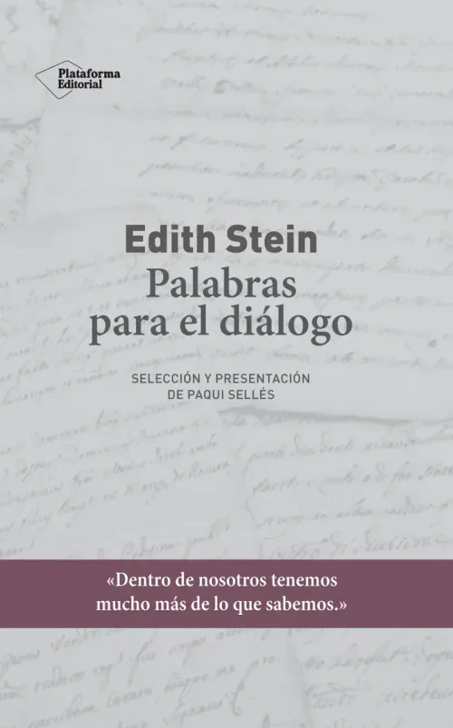 Edith Stein Palabras para el dialogo