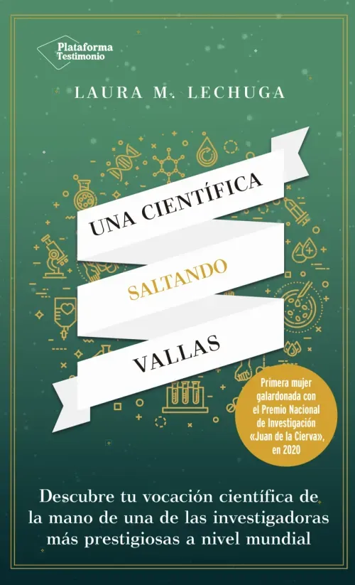 Una cientifica saltando vallas