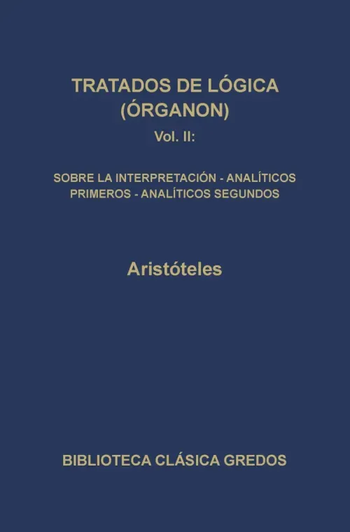 Tratados de logica Organon II