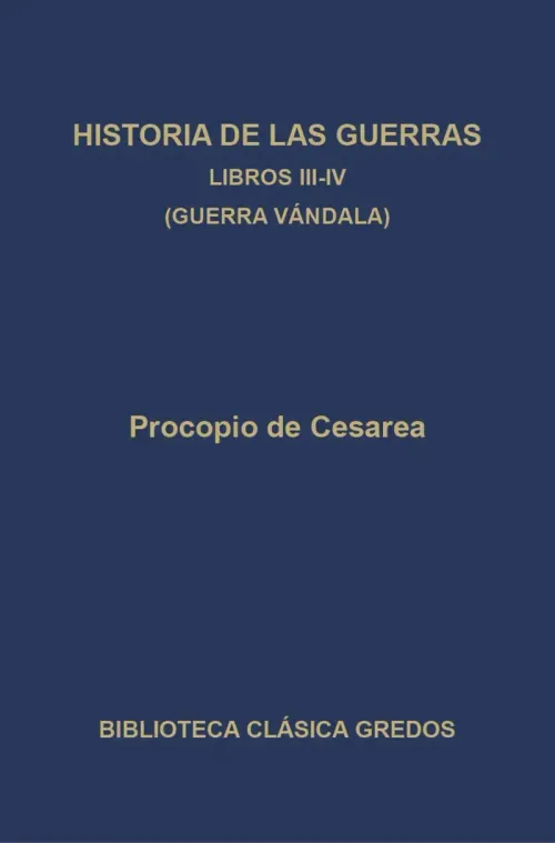 Historia de las guerras Libros III-IV Guerra vandala