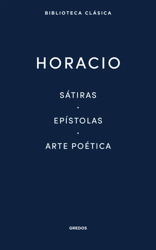 Satiras Epistolas Arte poetica