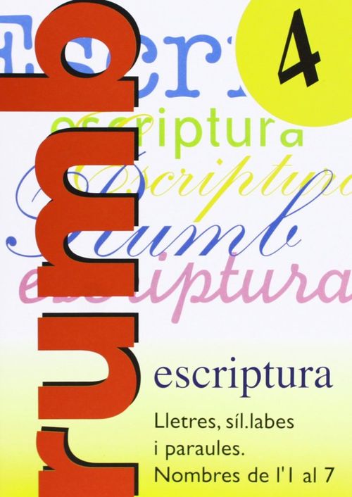 ESCRIPTURA RUMB 2000T4LLETRES SIL LABES I PARAULES NOMBRES D