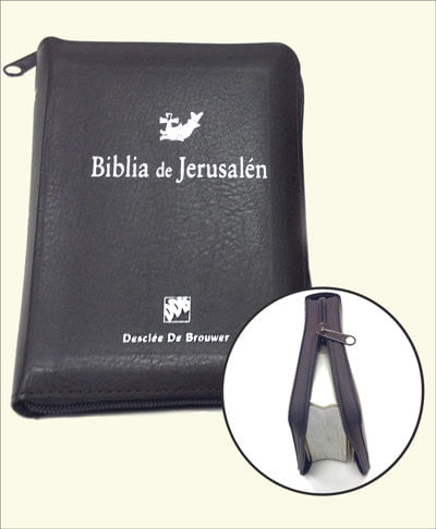 Biblia de Jerusalen de bolsillo con cremallera