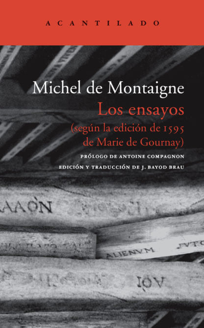 LOS ENSAYOS ESTUCHE 3VOLSEGUN ED1595 DE MARIE DE GOURNAY