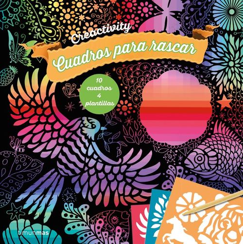 Creactivity Cuadros para rascar Arco iris