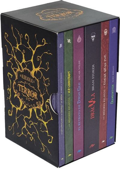 ESTUCHE PACK COLECCION MEJORES NOVELAS TERROR