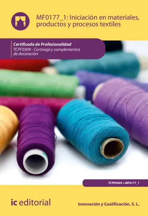 Iniciacion en materiales productos y procesos textiles TCPF0309