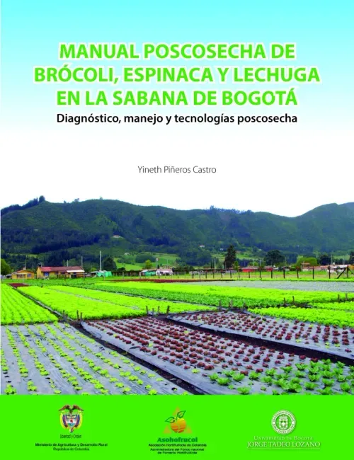 Manual poscosecha de brocoli espinaca y lechuga en la sabana de Bogota