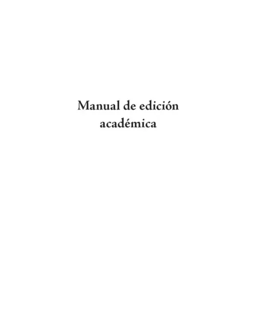 Manual de edicion academica