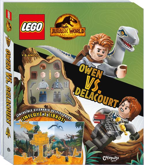 Lego Jurassic World Owen vs Delacourt