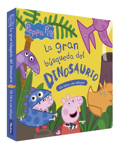 PEPPA PIG LIBRO DE CARTON CON SOLAPAS LA GRAN BUSQUEDA DEL D